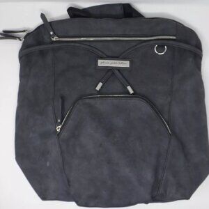 Authentic Petunia pickle bottom Cinch Backpack Midnight Leatherette Baby Bag